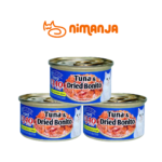 Lon INABA CIAO Thịt Cá Ngừ Trắng xé nhỏ Với Thạch Cá Ngừ Khô (A-10)