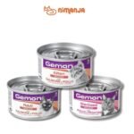 GEMON Pate Đặc Mịn Mousse Cho Mèo Trưởng Thành Vị Cá Hồi & Gà