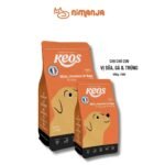 KEOS Hạt cho chó con vị sữa, gà & trứng 1.5kg