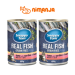 Pate cho mèo hương vị cá ngừ với cá trích cắt khúc 400g