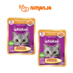 Pate cho mèo trưởng thành vị gà và cá hồi 80g