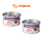 Pate đặc mịn dạng mouse cho mèo trưởng thành vị gà và cá hồi 85g