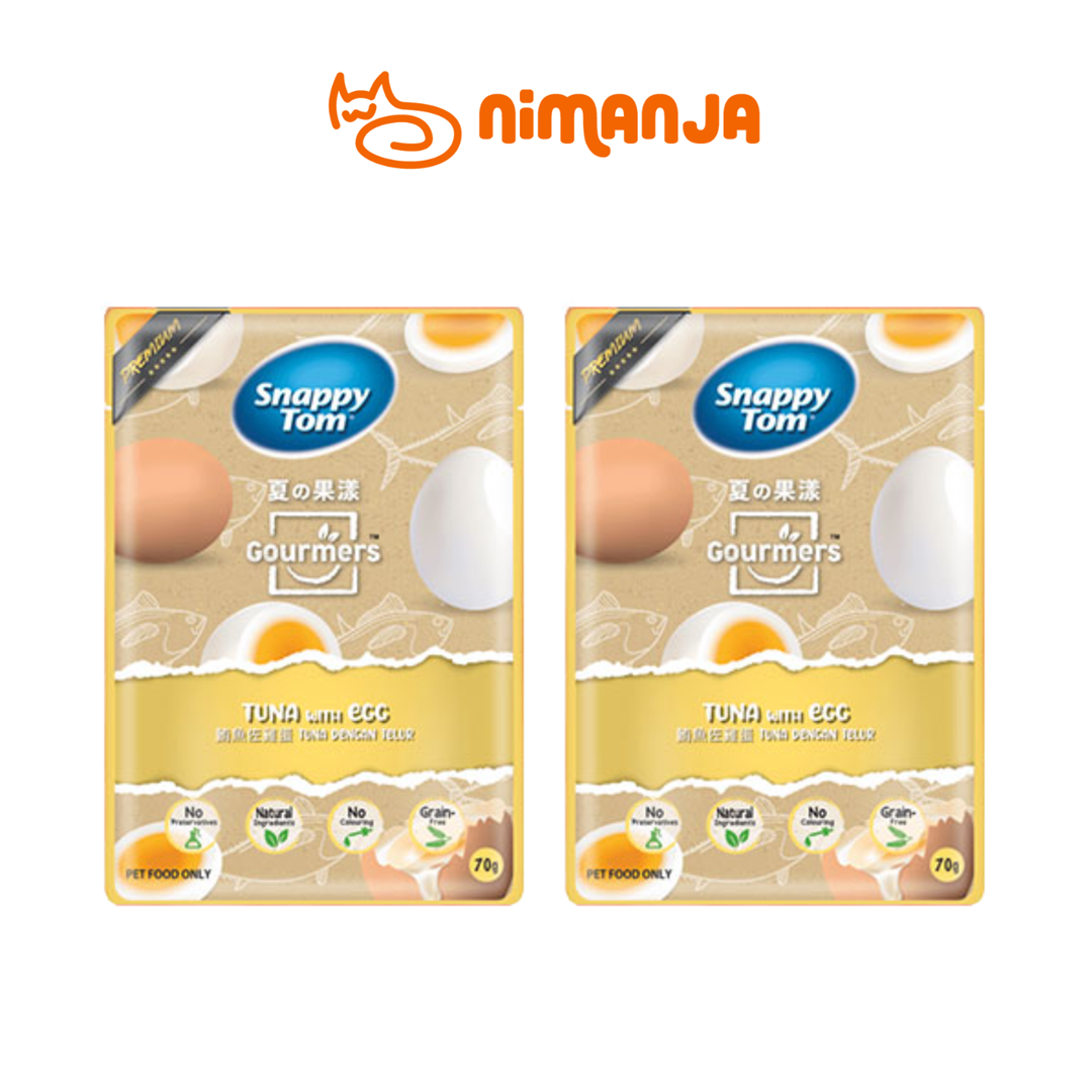 Pate cho mèo hương vị cá ngừ trứng 70g - Image 1 Pate cho mèo hương vị cá ngừ trứng 70g - Ảnh 1