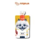 Súp thưởng cho chó vị thịt bò, cà rốt & đậu hà lan 90g